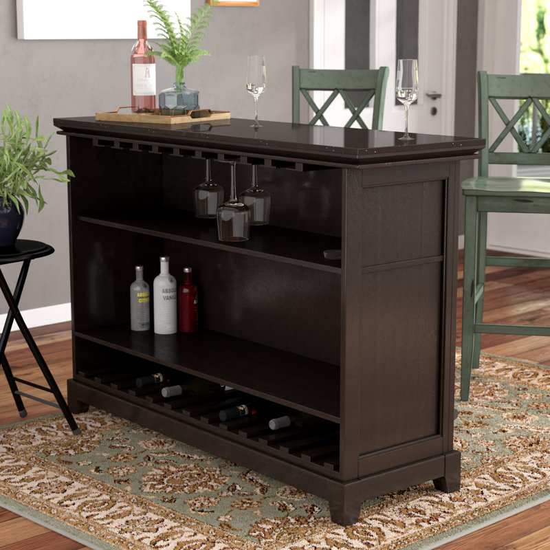 Darby Home Co Groveland Bar with Wine Storage & Reviews Wayfair